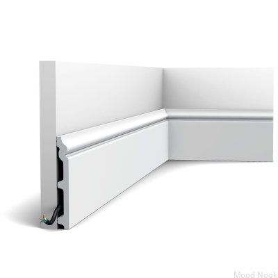 Listwa przypodłogowa SX118-RAL9003 Duropolymer