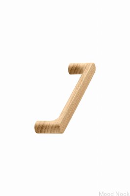 Ручка мебельная вертикальная Pinta 128, Деревянная, Дуб
