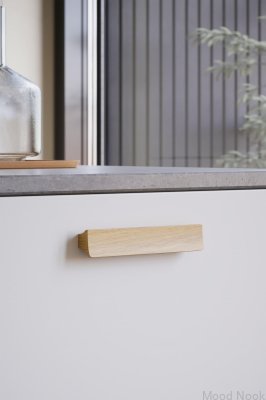 Långt möbelhandtag Ante 64, Trä, Ek