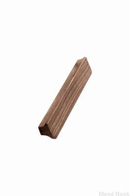 Ante 64 avlångt möbelhandtag.Trävalnöt