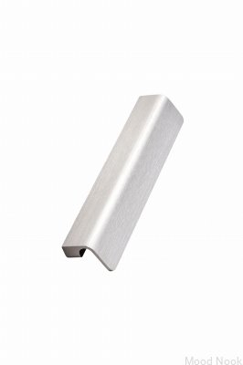 Fringe 160 längsgående möbelhandtag, aluminium, silver