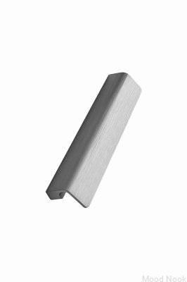 Fringe 160 längsgående möbelhandtag, antracit i borstad aluminium