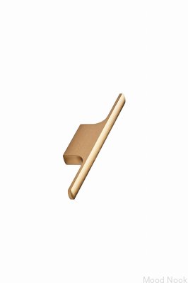 Tau 32 avlångt möbelhandtag, borstad aluminium och guld