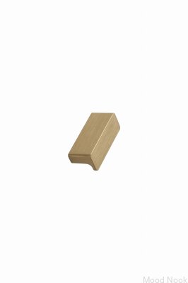 Elan 32 Möbelknopp Aluminium Borstat guld