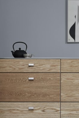 Elan 32 Aluminium Silver möbelknopp