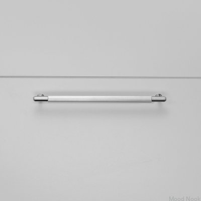 Linjärt 225 Stål Silver Avlångt Möbelhandtag