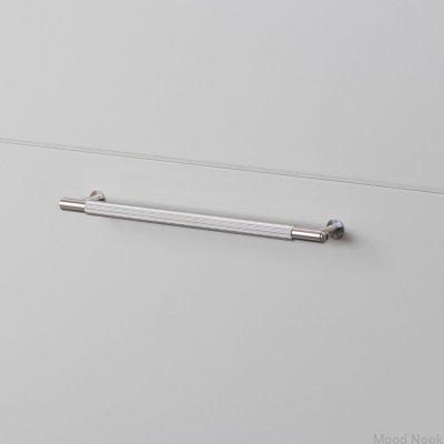 Linjärt 225 Stål Silver Avlångt Möbelhandtag