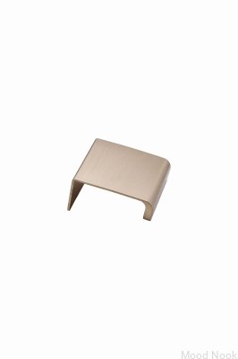 Artisan 40 Aluminium Guld Borstad Kant Möbelhandtag