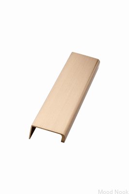 Artisan 200 aluminiumguld möbelhandtag med borstad kant