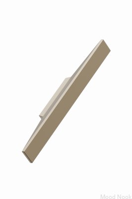 Avlångt möbelhandtag Facet 32 Aluminium Matt Guld