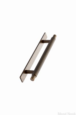 Manor Back 128 avlångt möbelhandtag, metall, antik, guld
