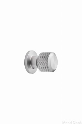 Manor Round 30 Metall Silver Möbelknopp
