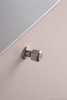 Manor Round 30 Metall Silver Möbelknopp