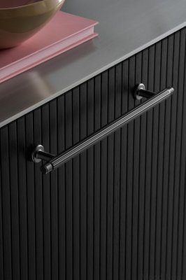 Villa 192 Gun-Metal avlångt möbelhandtag