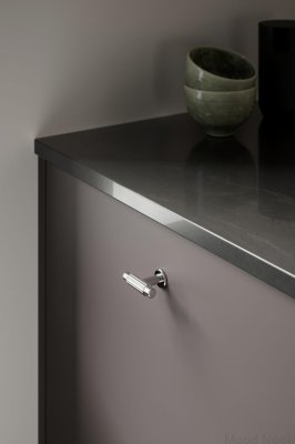 T-Bar Villa T 50 Möbelknopp Metall Silver Nickelpläterad