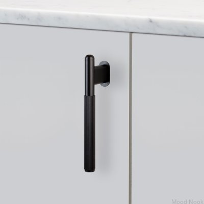 L-Bar Linear 125 Stål Svart Möbelhandtag