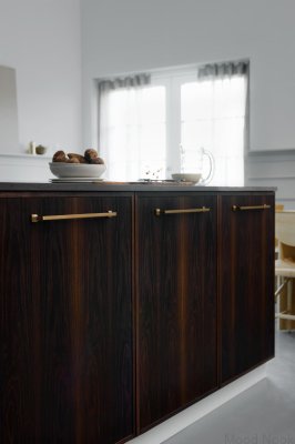 Heritage 160 metall Borstad guld långsträckt möbelhandtag