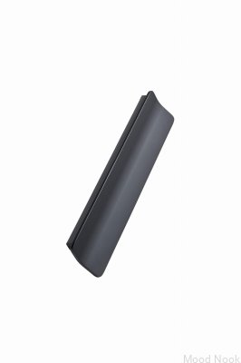 Avlångt möbelhandtag Leaf 160, Metall, Mattsvart