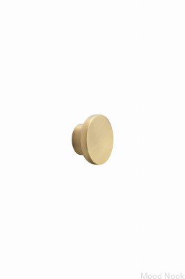Circle 50 Metall möbelknopp Borstat guld