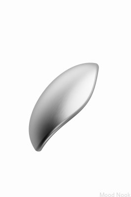 Luna 64 metall silver långsträckt möbelhandtag