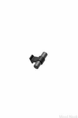 T-Bar Bond Knob 50 Aluminium Gun-Metal Möbelknopp