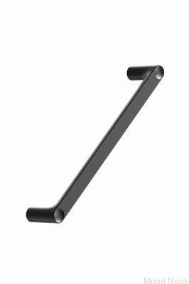 Punto 160 avlångt möbelhandtag, metall, mattsvart