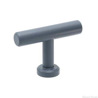 T-Bar Viva Steel Storm Blue möbelknopp
