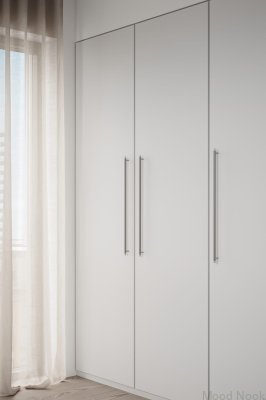 Manor Long 640 rostfritt avlångt möbelhandtag