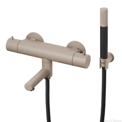  Grifo termostático para baño y ducha EVM026-150 Latón Greige
