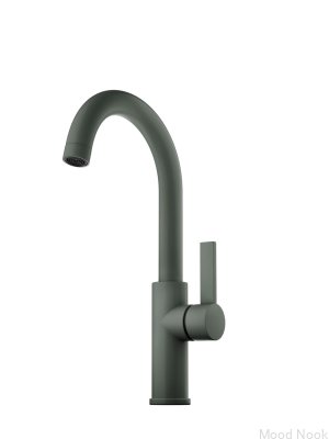 ARM078 grifo de lavabo Latón verde ceniza