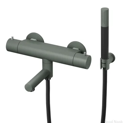  Grifo termostático para baño y ducha EVM026-150 Latón verde ceniza