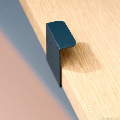 Dölj 40 möbelhandtag i metallkant Deep Blue