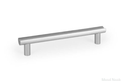 Uchwyt meblowy podłużny Moon 160 Aluminiowy Srebrny