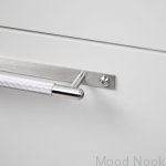 Zdjecie uchwytu Pull Bar Plate Linear stalowy