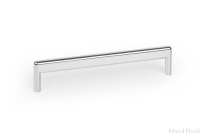 Uchwyt meblowy podłużny Beam 160 Metalowy Nikiel Polerowany
