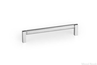 Uchwyt meblowy podłużny Brooklyn 160 Aluminiowy Nikiel Polerowany
