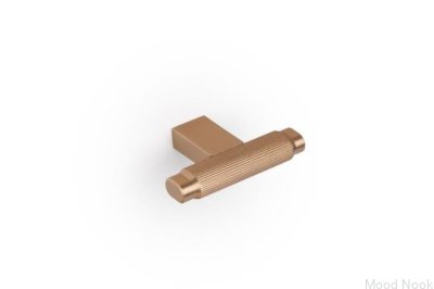 Gałka meblowa T-Bar Brooklyn 55 Aluminiowa Złota Szczotkowana Cava