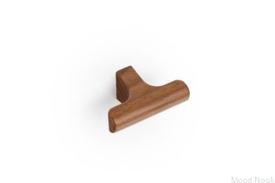 Gałka meblowa T-Bar Hinoki Wood 60 Drewniana Orzech Włoski
