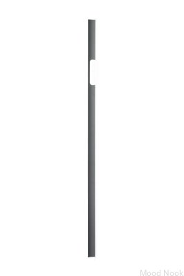 Peak 1760 Aluminium Metallic Grå avlångt möbelhandtag