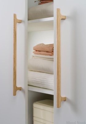 Uchwyt meblowy podłużny Hinoki Wood Big 832 Drewniany Dębowy Nielakierowany