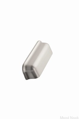 Port 96 Metall Silver Shell Möbelhandtag