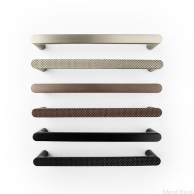 Vibe Plain 160 Metal Mörkbrun långsträckt möbelhandtag