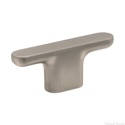 T-Bar Vibe Vanlig metall möbelknopp Silver Borstad
