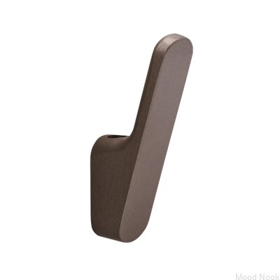 Vibe Plain Metal Wall Hanger Mörkbrun
