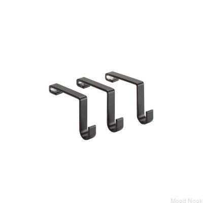 Systema 3-pack настенная вешалка алюминиевая матово-черная