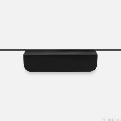 Editar puxador de móveis de borda, latão preto escovado