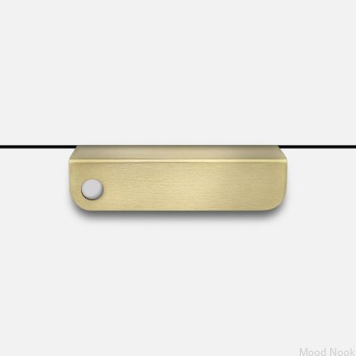 Ручка мебельная обрезная Edit O Brass Brushed Unpainted