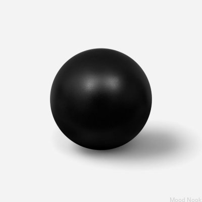 Odete M möbelknopp, svartlackerad mässing