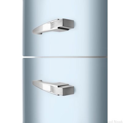 Lodówka 50'S Style FAB30LPB5 172 cm System MultiFlow Pastelowa Błękitna (chromowane uchwyty)