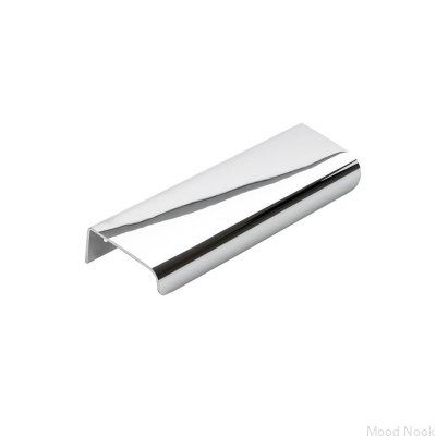Kant möbelhandtag Lip 120 Silver Polerad krom